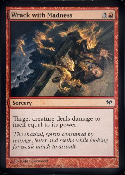 front of card