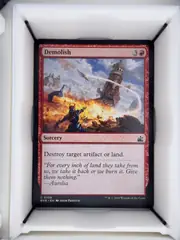 Demolish front