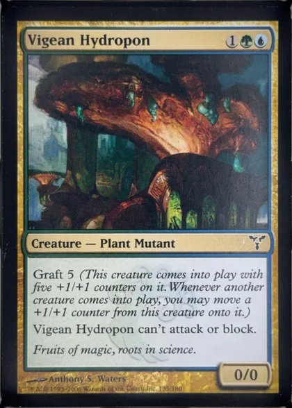 front of card