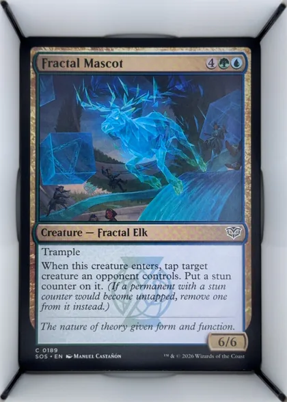 front of card
