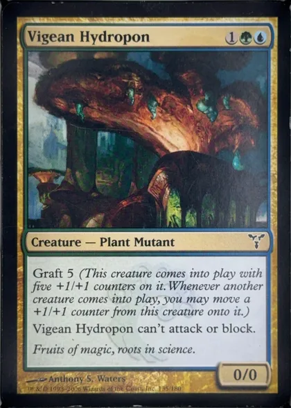 front of card