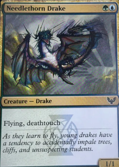 front of card