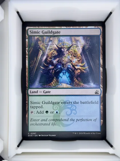 front of card