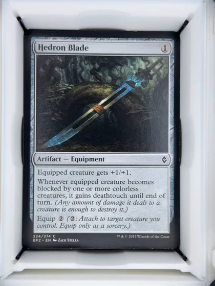 front of card