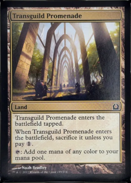 front of card