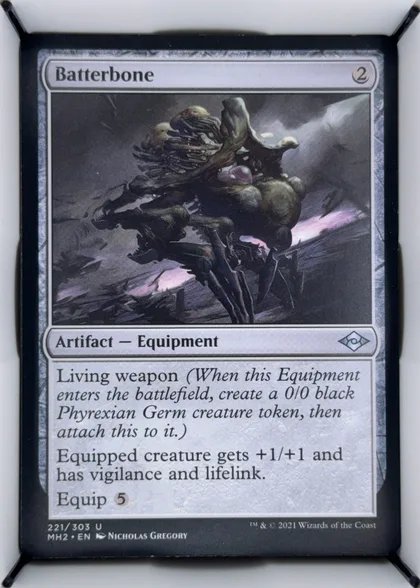 front of card