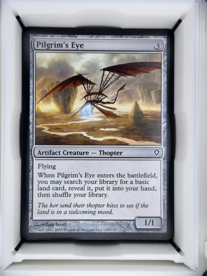 front of card