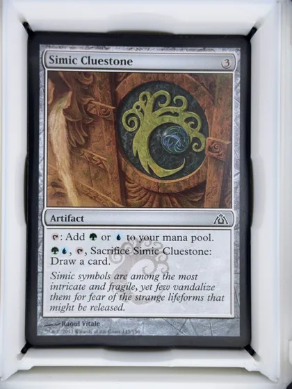 front of card