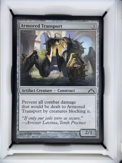 front of card