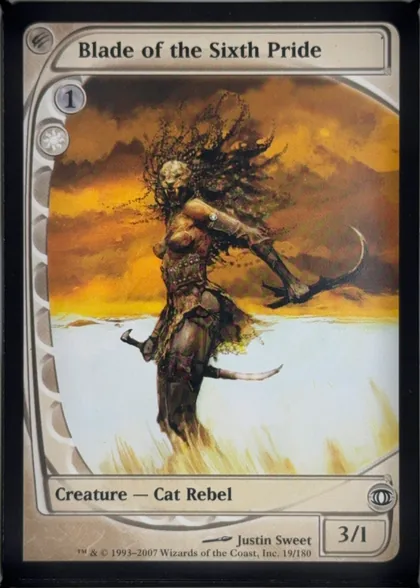 front of card