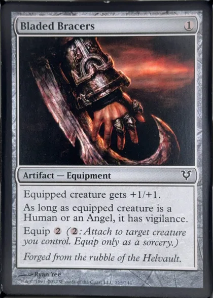 front of card