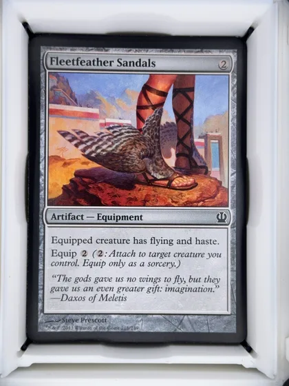 front of card