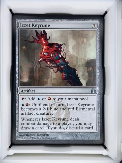 front of card