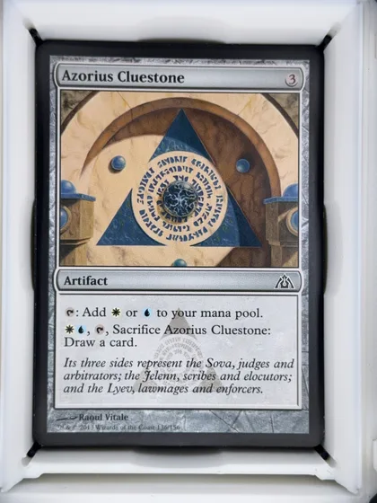 front of card
