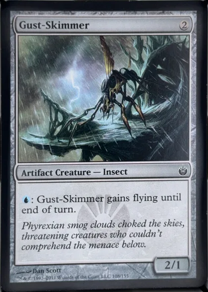 front of card