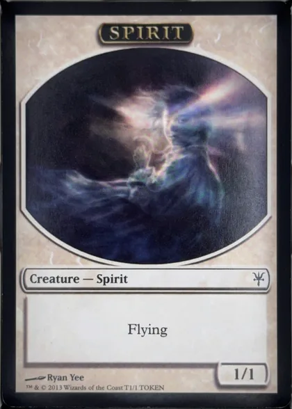 front of card