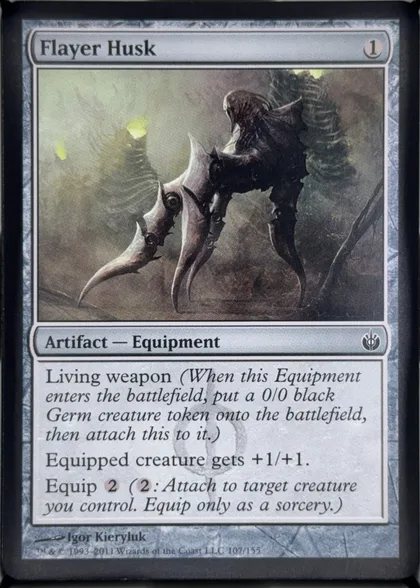 front of card