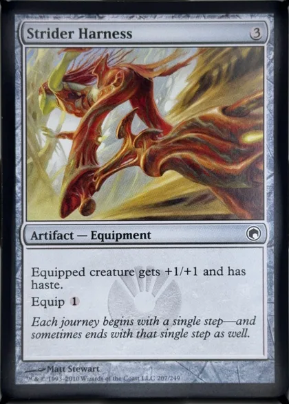 front of card
