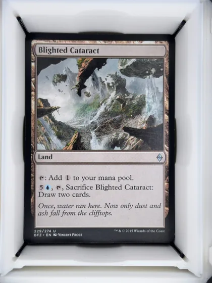 front of card
