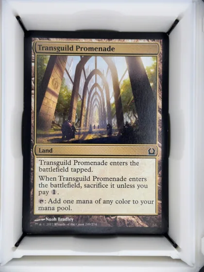 front of card