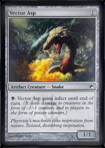 front of card