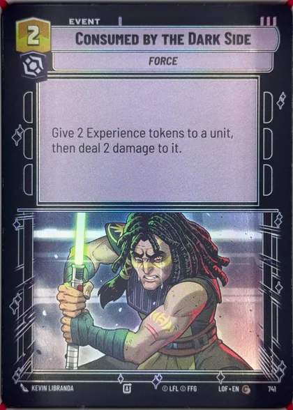 front of card
