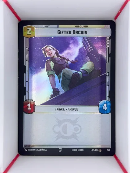front of card