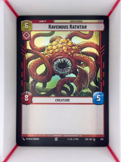 Ravenous Rathtar front