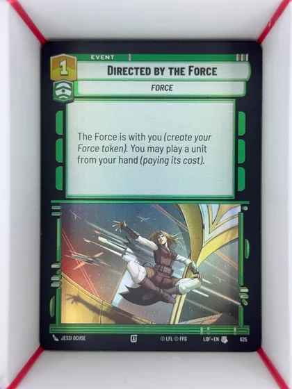 front of card