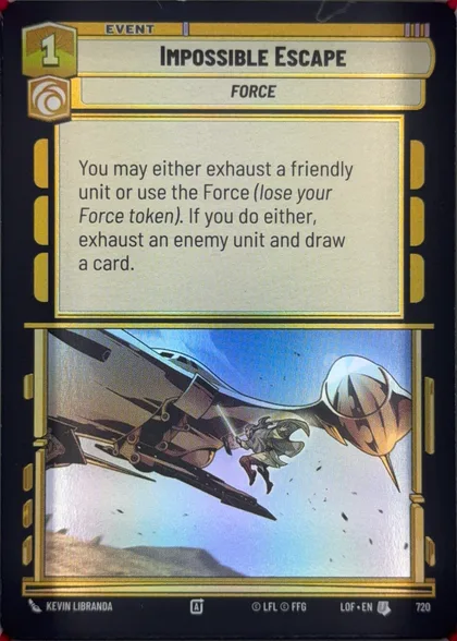 front of card